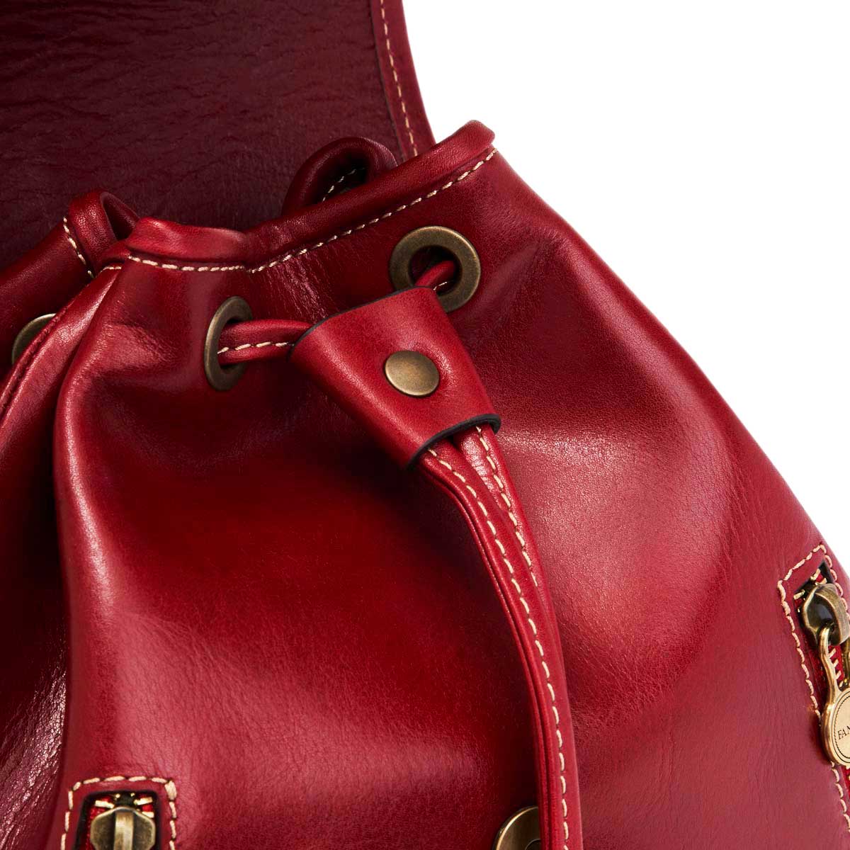 Grand sac à dos en cuir Toscana – Image 7