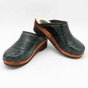 Sabot Flower vert canard