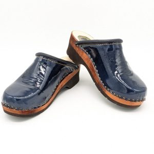 Sabot vernis bleu marine