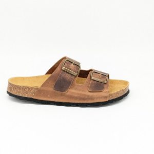 Mule 2 brides marron