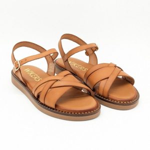Sandale basse marron clair