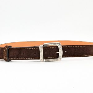 Ceinture Velours marron foncé
