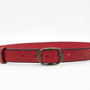 Ceinture Feuillage Rouge