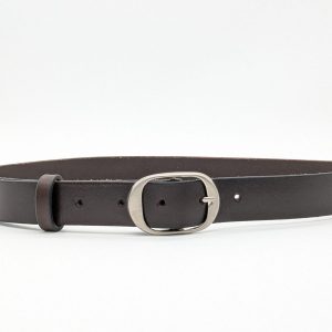 Ceinture Fine Marron foncé