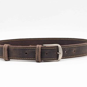 Ceinture Piquée Marron Foncé