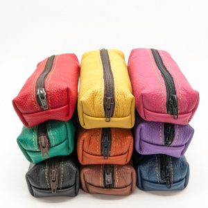 Trousse en Cuir Grainé