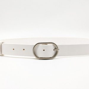 Ceinture Fine Blanche