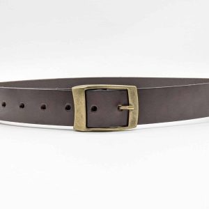Ceinture Cuir Marron foncé