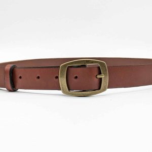 Ceinture Fine Acajou