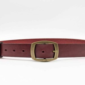 Ceinture Cuir Cerise
