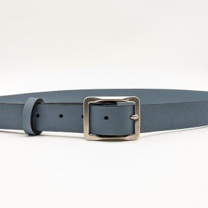 Ceinture Fine Bleu acier