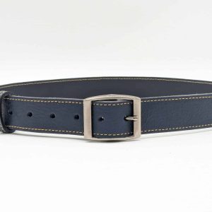 Ceinture Foulonnée bleu marine