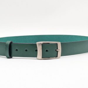 Ceinture cuir Vert anglais