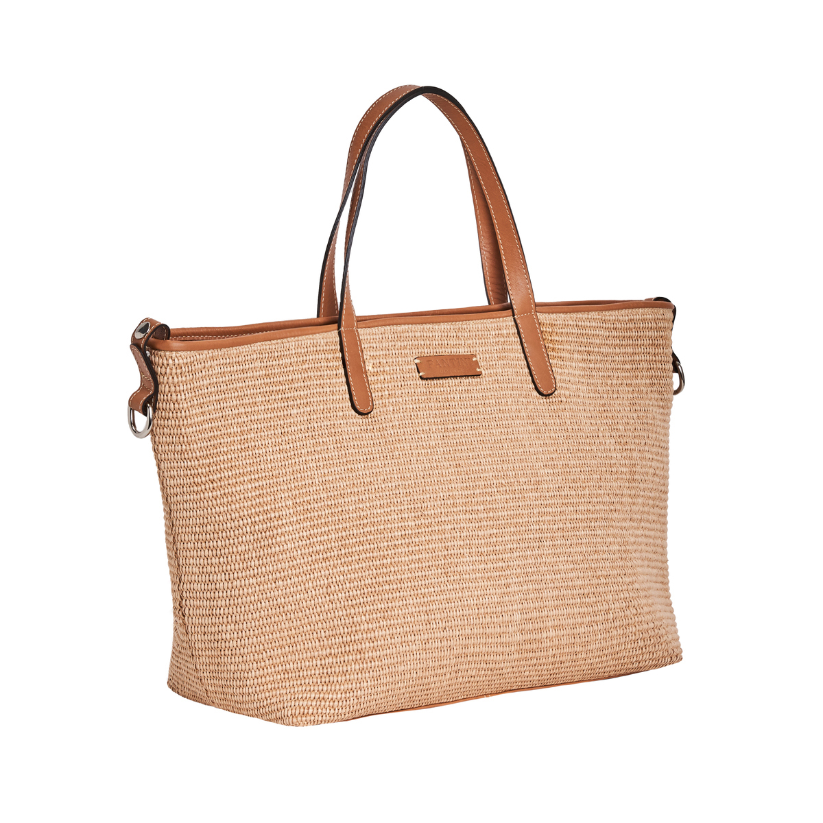 Sac en cuir et raphia Margaret – Image 4