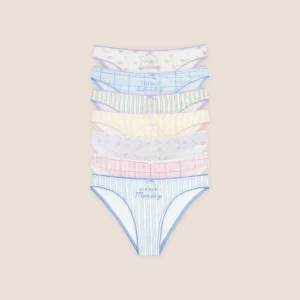 Culottes Days of the Week (pack de 7) - Imprimé Multicolore