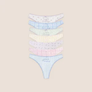 Strings Days of the Week (pack de 7) - Imprimé Multicolore