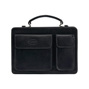 Cartable en cuir Micros