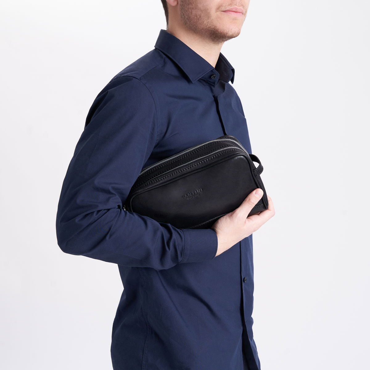 Trousse de toilette en cuir Adeona – Image 3