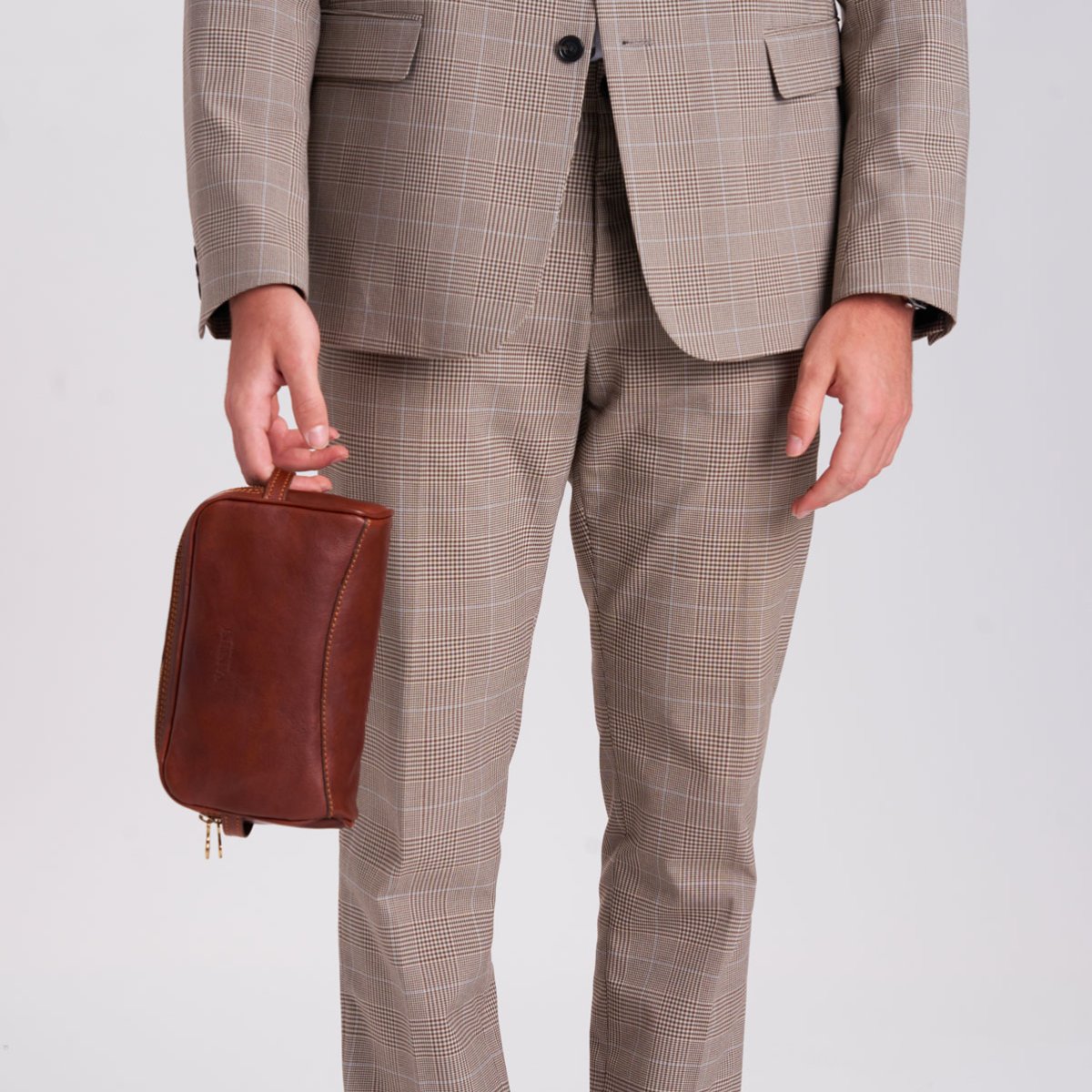 Trousse de toilette en cuir Adeona – Image 3