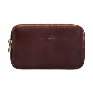 Pochette en cuir Trail