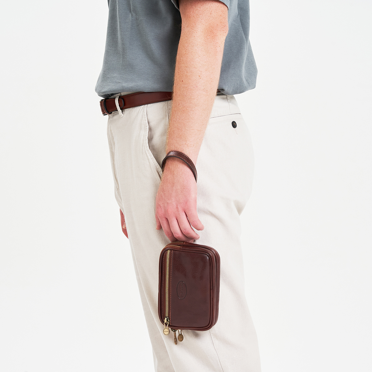 Pochette en cuir Horizon – Image 3