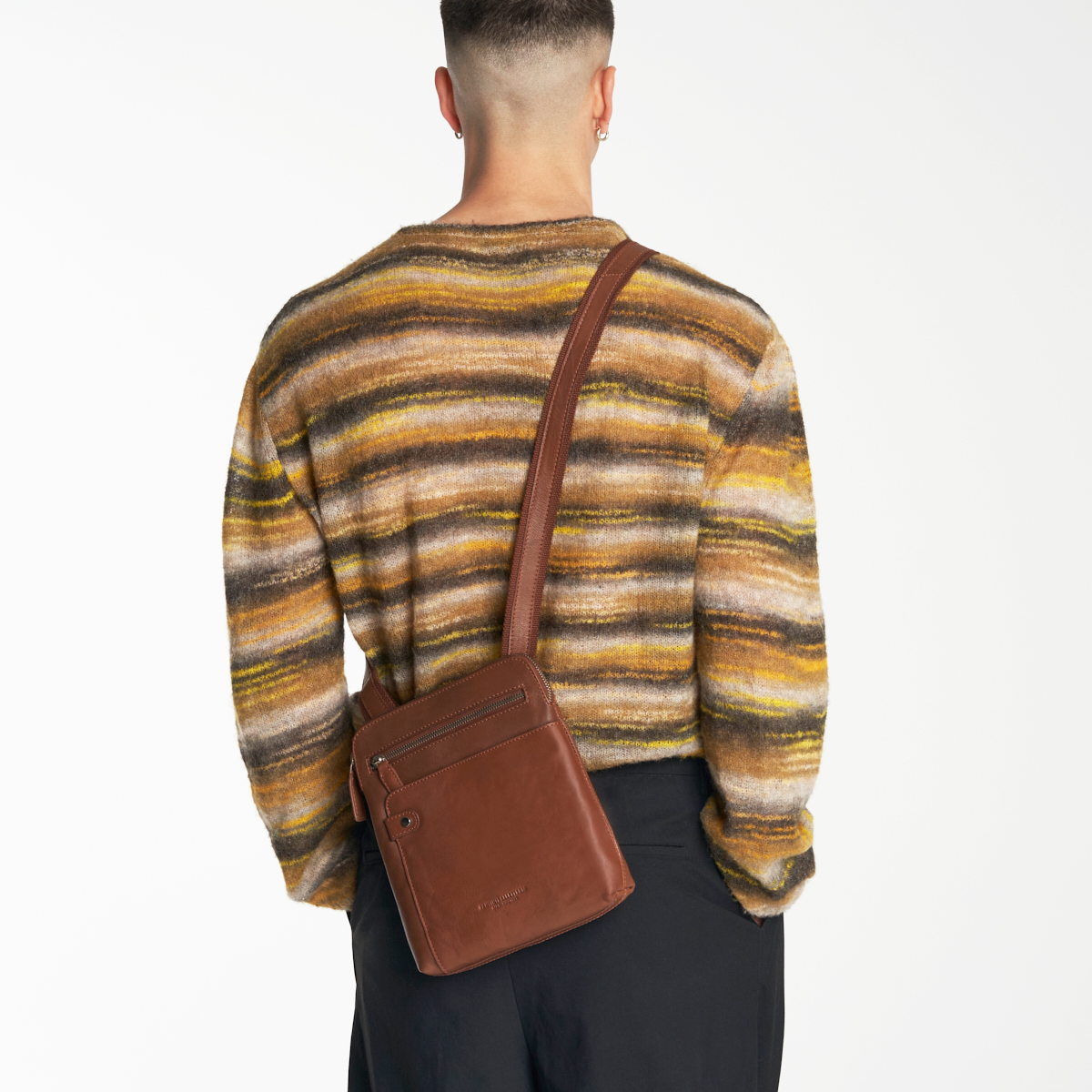 Sac bandoulière en cuir Costanzo – Image 3