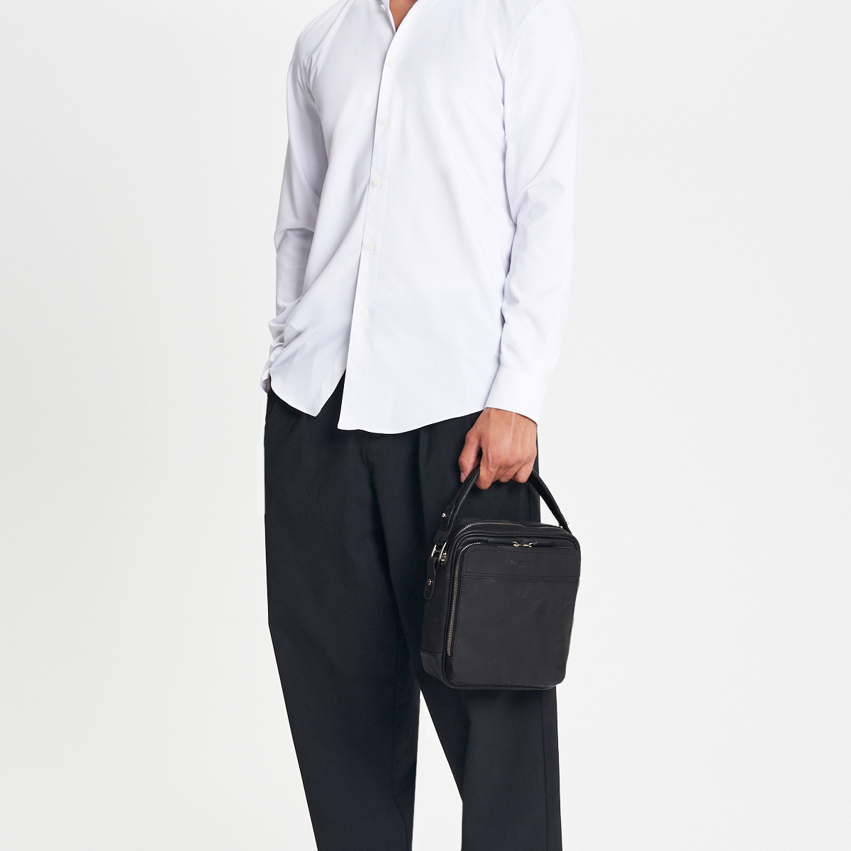 Sac bandoulière en cuir Elba – Image 3