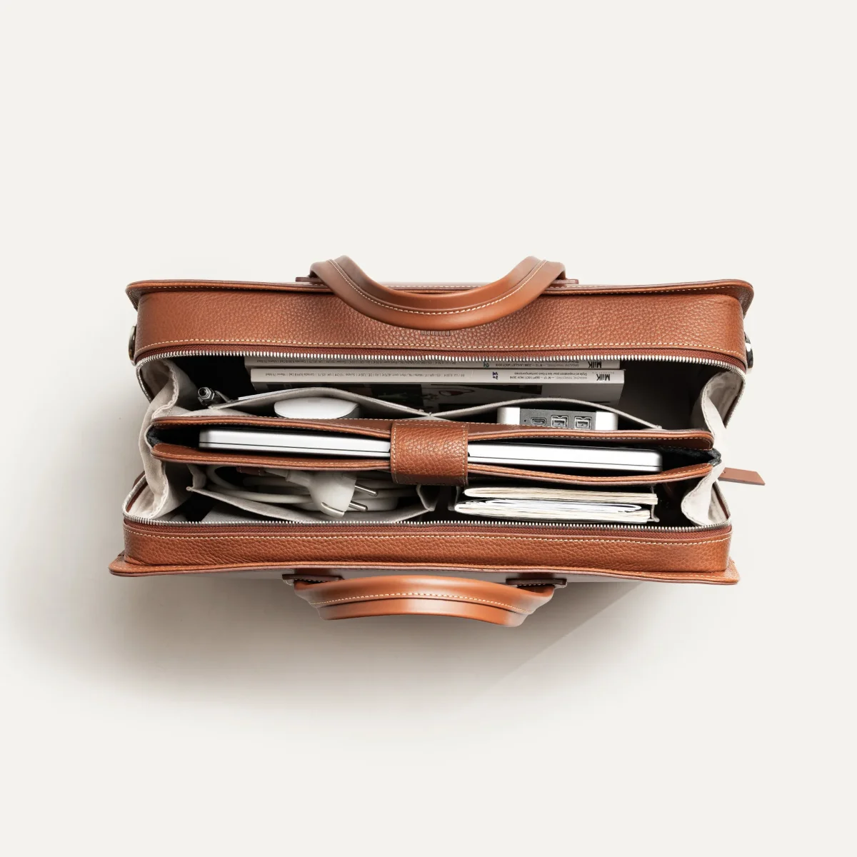 VICTOR L | Cuir Cognac - Imparfait #42 – Image 5