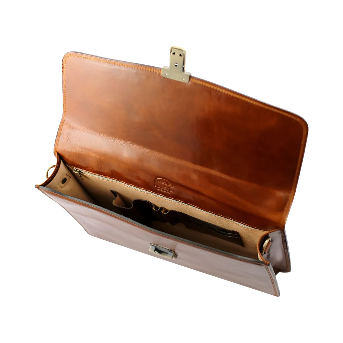 Cartable en cuir Manfredi – Image 8