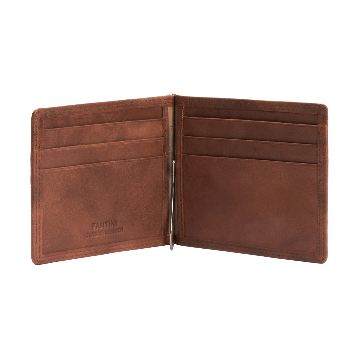 Portefeuille en cuir avec pince à billets Falco – Image 3