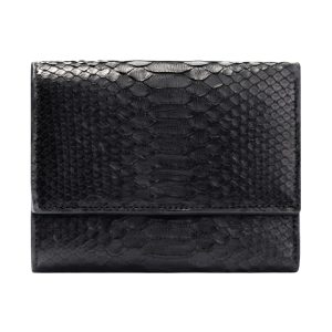 Portefeuille en peau de python Aureon