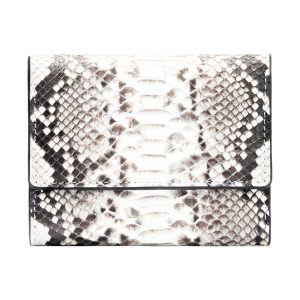 Portefeuille en peau de python Aureon