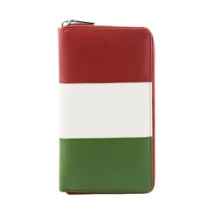 Portefeuille en cuir Bandiera