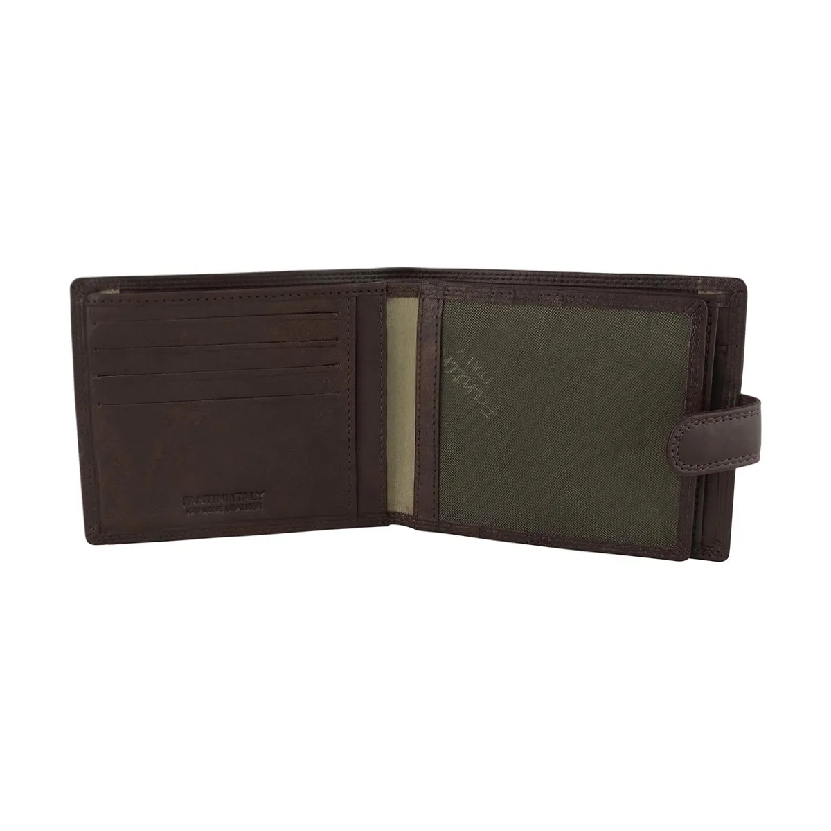 Portefeuille en cuir grand avec porte-monnaie Madrid – Image 4