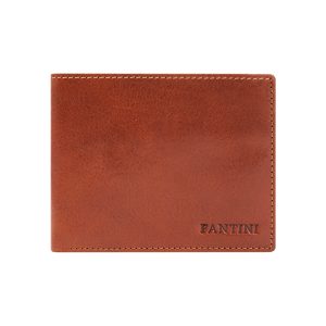 Portefeuille en cuir pour chéquier Leonardo