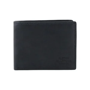 Portefeuille en cuir grand avec porte-monnaie San Marino