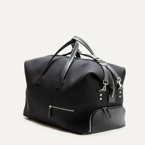 Sac de voyage ~ REMINGTON ~ Toile Noire & cuir Noir