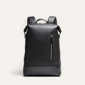 Sac à dos en cuir ~ ROMEO NOIR