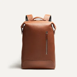 Sac à dos en cuir ~ ROMEO COGNAC