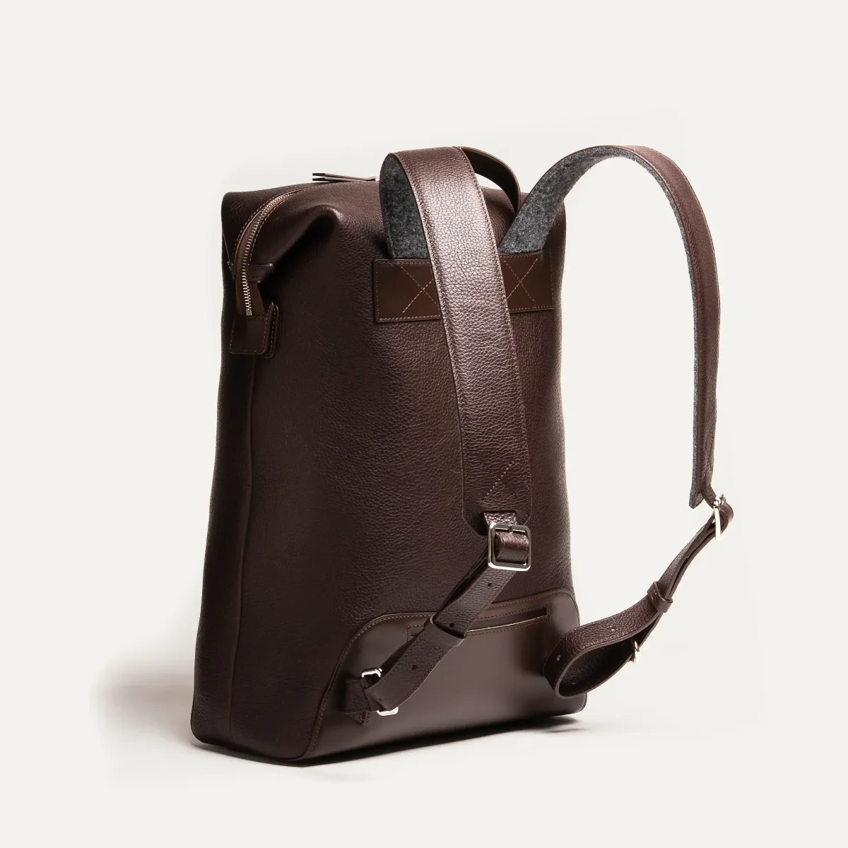 Sac à dos en cuir ~ ROMEO MARRON – Image 8