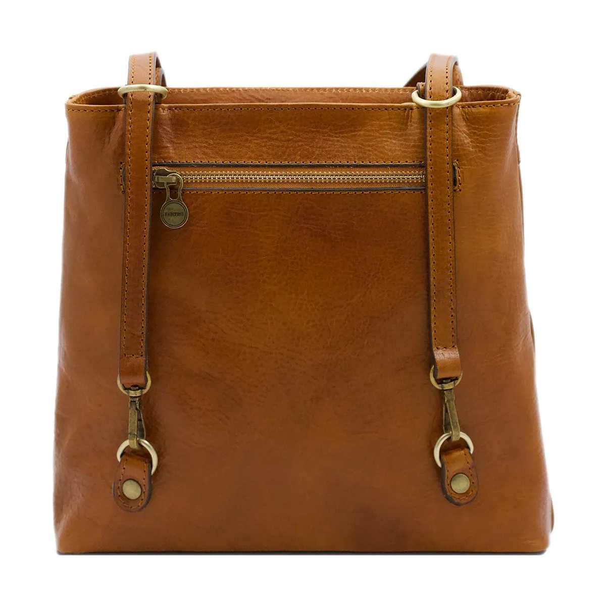 Sac en cuir convertible en sac à dos Noemi – Image 4