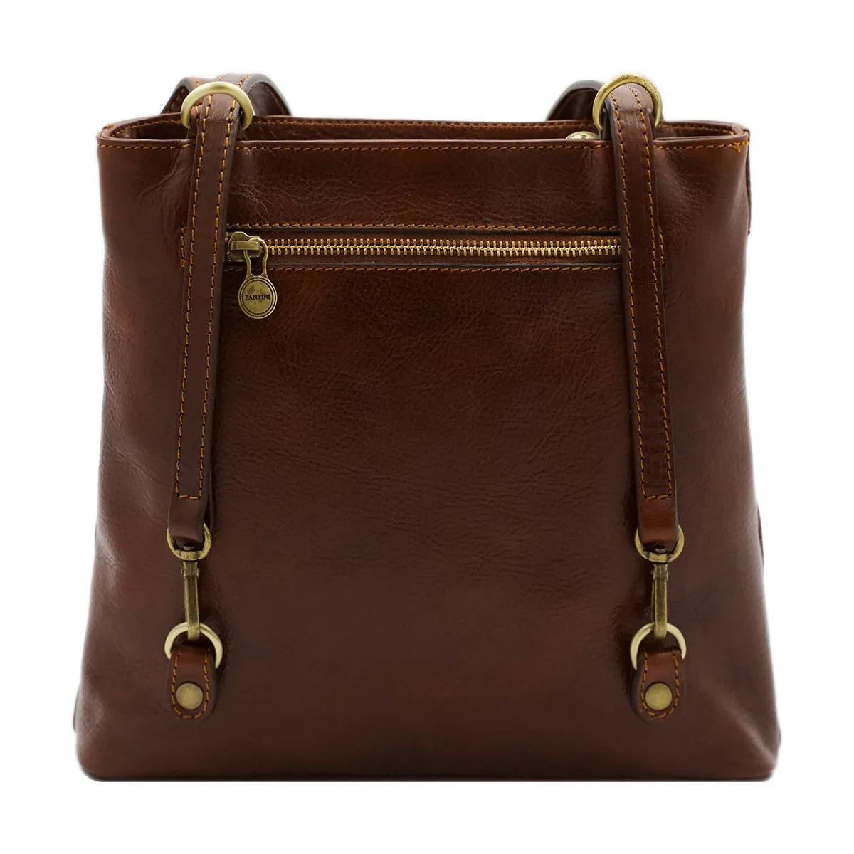 Sac en cuir convertible en sac à dos Noemi – Image 4