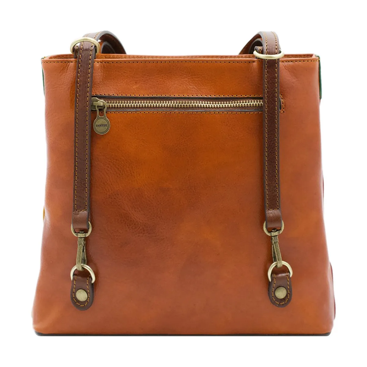 Sac en cuir convertible en sac à dos Noemi – Image 4