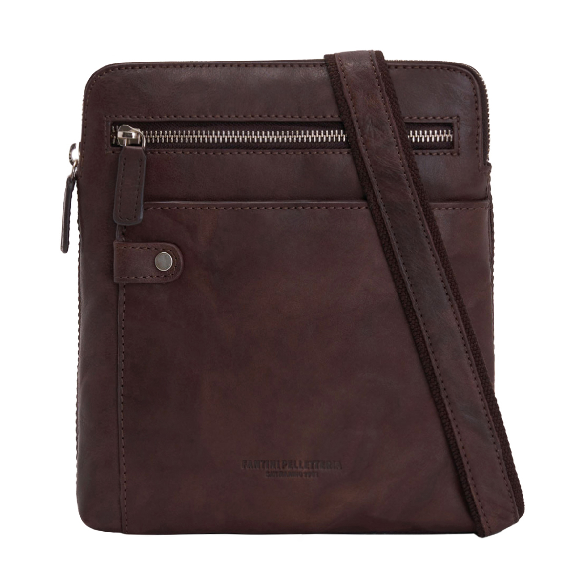 Sac bandoulière en cuir Costanzo – Image 2