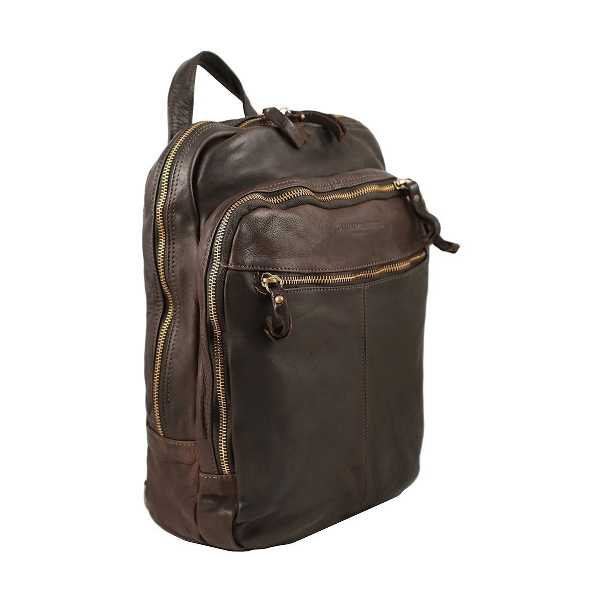 Grand sac à dos en cuir lavé Milano – Image 4