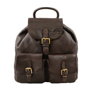 Sac à dos en cuir lavé Napoli