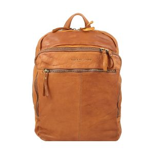 Grand sac à dos en cuir lavé Milano