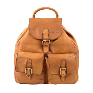 Sac à dos en cuir lavé Napoli