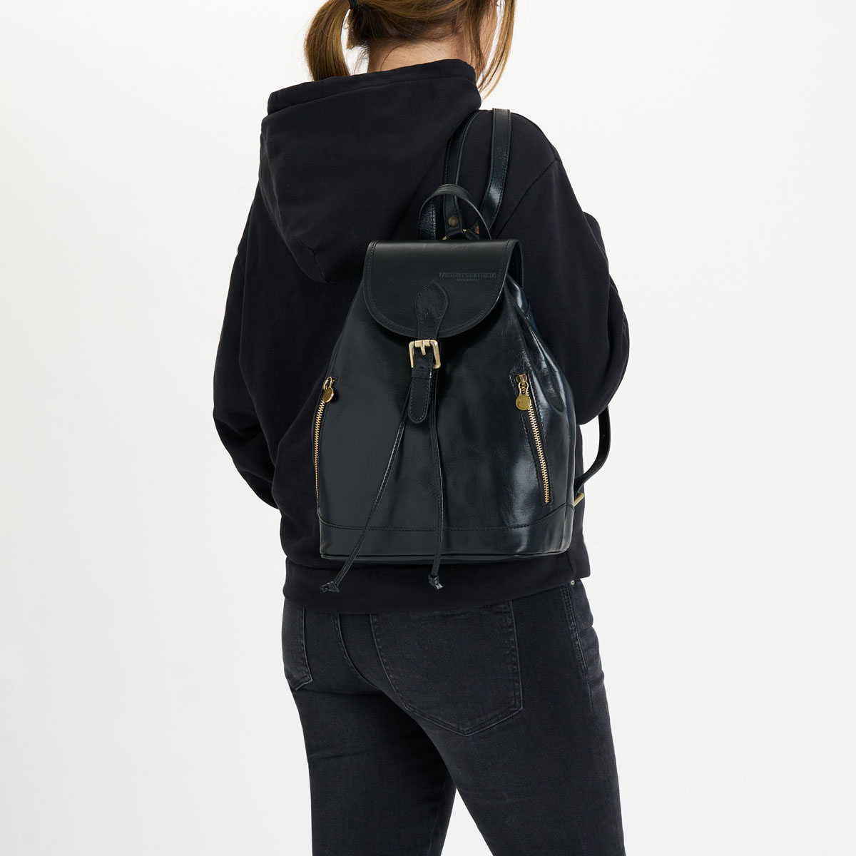 Grand sac à dos en cuir Toscana – Image 3