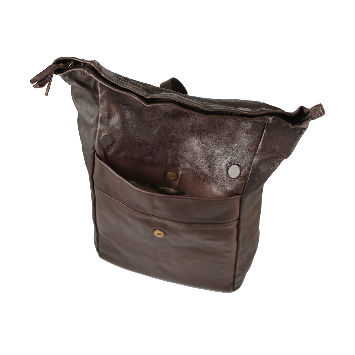 Grand sac à dos en cuir lavé Torino – Image 7